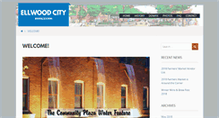 Desktop Screenshot of ellwoodcityrevitalization.org